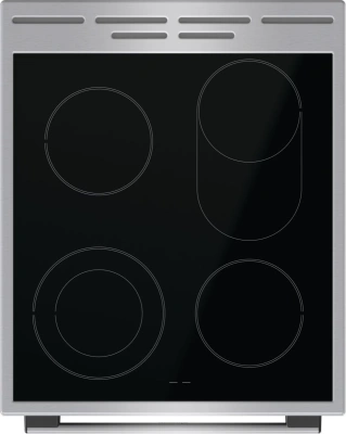 Плита Электрическая Gorenje GEC5C61XPA нержавеющая сталь стеклокерамика (без крышки)