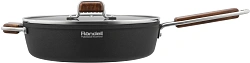 Сотейник Rondell Fjord RDA-1799 4.0л. d=28см (с крышкой) черный