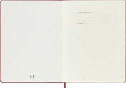 Блокнот Moleskine CLASSIC QP090F2 XLarge 190х250мм 192стр. линейка твердая обложка красный