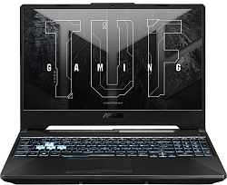 Ноутбук Asus TUF Gaming A15 FA506NF-HN060 Ryzen 5 7535HS 16Gb SSD512Gb NVIDIA GeForce RTX 2050 4Gb 15.6" IPS FHD (1920x1080) без ОС black WiFi BT Cam (90NR0JE7-M00550)
