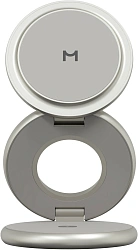 Беспроводное зар./устр. Magssory WCH073 25W 3A (PD+QC+SCP+FCP+AFC) для Apple титановый
