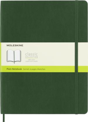 Блокнот Moleskine CLASSIC SOFT QP623K15 XLarge 190х250мм 192стр. нелинованный мягкая обложка зеленый