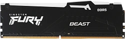 Память DDR5 8GB 5600MHz Kingston KF556C36BBEA-8 Fury Beast Black Expo RGB RTL Gaming PC5-44800 CL36 DIMM 288-pin 1.25В single rank с радиатором Ret
