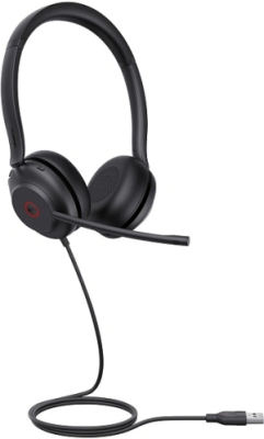 Гарнитура проводная Yealink UH35 Dual UC черный