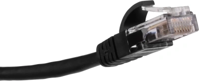 Патч-корд Lanmaster LAN-PCEXT/U5E-5.0-BK UTP RJ-45 мод.-вилка RJ-45 кат.5E 5м черный LSZH