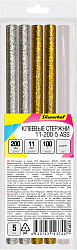 Cтержни клеев. для клеев.пист. Silwerhof 11-200-5-ASS дл.200мм D11мм разные цвета упак:5шт