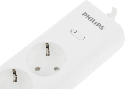 Сетевой фильтр Philips CHP2135WA/51 2м (3 розетки) белый (коробка)