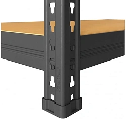 Стеллаж Практик SBL 200KD/120x40/5 пол.:5 разборная 2000x1200x400мм серый (S24499395309)