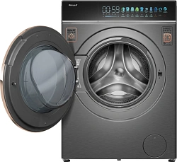 Стиральная машина Weissgauff WM 58411 Direct Drive Inverter Premium класс: A+++ загр.фронтальная макс.:11кг темно-серебристый инвертор