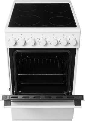 Плита Электрическая Midea MFO-M4E20T4E(WH) белый/черный стеклокерамика (без крышки)