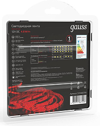 Лента светодиод. Gauss SMD 5м (311000705)