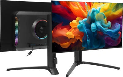 Монитор Digma Pro 27" Vision S черный QD OLED LED 0.03ms 16:9 HDMI M/M глянцевая HAS 1000cd 178гр/178гр 2560x1440 360Hz DP 2K USB 5.7кг