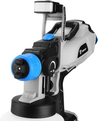 Краскопульт Deko GD20 PRO бак:1200мл 0 590 мл/мин