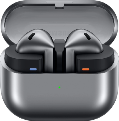 Гарнитура вкладыши Samsung Galaxy Buds 3 серебристый беспроводные bluetooth в ушной раковине (SM-R530NZAACIS)
