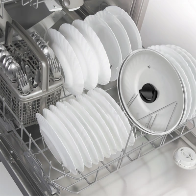 Крышка Rondell Handy RDA-1686 d=24см крыш.прозрачный руч.черная