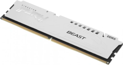 Память DDR5 16GB 6400MHz Kingston KF564C32BW-16 Fury Beast RTL Gaming PC5-51200 CL32 DIMM 288-pin 1.4В single rank с радиатором Ret