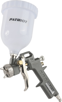 Краскораспылитель Patriot LV 162А 141л/мин соп.:1.5мм бак:0.5л серый