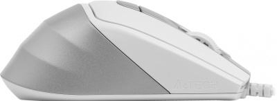 Мышь A4Tech Fstyler FM45S Air белый/серебристый оптическая 2400dpi silent USB 7but (FM45S AIR USB (SILVER WHITE))