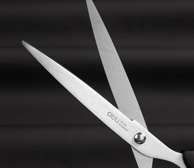 Ножницы Deli EM610 офисные 180мм ручки пластиковые сталь ассорти чехол с европод.