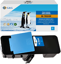 Картридж лазерный G&G GG-TK5240C голубой (3000стр.) для Kyocera ECOSYS P5026cdn/P5026cdw;ECOSYS M5526cdn/M5526cdw