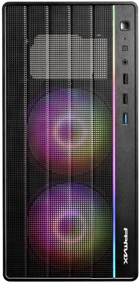 Корпус Formula Air Mesh G4 PLUS черный без БП mATX 1xUSB2.0 1xUSB3.1 audio