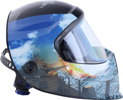 Маска сварщика Patriot WH 600E филь.:хамел. см.экр.110x60мм (880501961)