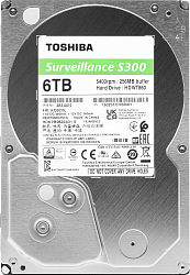 Жесткий диск Toshiba SATA-III 6Tb HDWT860UZSVA Surveillance S300 (5400rpm) 256Mb 3.5"