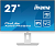 Монитор Iiyama 27" ProLite XUB2792QSU-W6 белый IPS LED 0.4ms 16:9 HDMI M/M матовая HAS Piv 250cd 178гр/178гр 2560x1440 100Hz DP WQ USB 6.1кг
