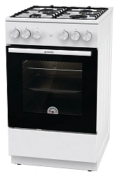 Плита Газовая Gorenje GG5A12WH белый (без крышки) реш.сталь