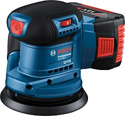 Эксцентриковая шлифмашина Bosch GEX 185-LI D125мм аккум. жестк.кейс (06013A5021)