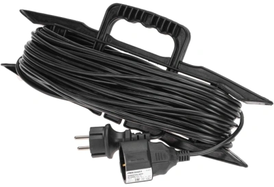 Удлинитель силовой PROconnect PROc-Uc (13-4915) 3x0.75кв.мм 1розет. 30м ПВС 6A пласт.рамка черный