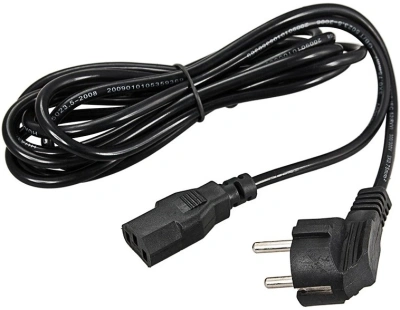 Шнур питания Rexant 04-2731 Schuko-C13 проводник.:3x0.75мм2 0.6м 220В черный