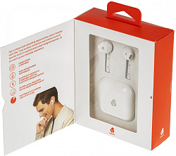 Гарнитура вкладыши uBear Vibe белый беспроводные bluetooth в ушной раковине (TW03WH01-BD)