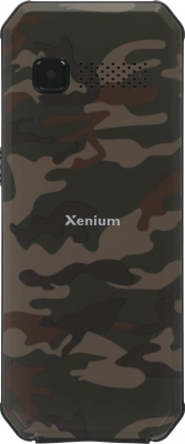Мобильный телефон XENIUM X300 зеленый моноблок 2Sim 2.8" 240x320 Nucleus 0.3Mpix GSM900/1800 MP3 FM microSD max32Gb