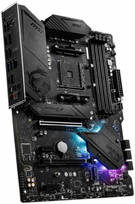 Материнская плата MSI MPG B550 GAMING PLUS Soc-AM4 AMD B550 4xDDR4 ATX AC`97 8ch(7.1) GbLAN RAID+HDMI+DP