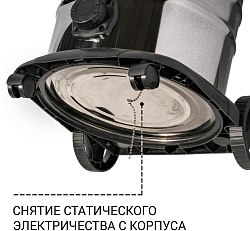 Строительный пылесос Bort BSS-1640-Storm 1600Вт (уборка: сухая/влажная) синий