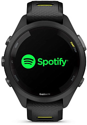Смарт-часы Garmin Forerunner 265S 27.5мм 1.1" AMOLED корп.черный силикон рем.черный/желтый (010-02810-13)