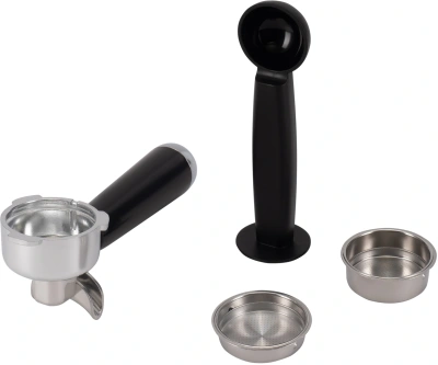 Кофеварка рожковая Hyundai HEM-4309 1350Вт серебристый/черный