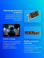 Видеокарта Sapphire PCI-E 4.0 11315-01-20G RX 6400 GAMING AMD Radeon RX 6400 4Gb 64bit GDDR6 2039/16000 HDMIx1 DPx1 HDCP Ret