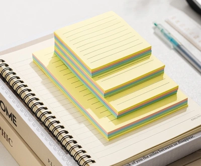 Блок самоклеящийся бумажный Deli Stick UP EA046 76x101мм 100лист. пастель ассорти 4цв.в упак. в линейку (упак.:4шт)