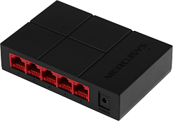 Коммутатор Mercusys MS105G (L2) 5x1Гбит/с неуправляемый