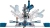 Торцовочная пила Bosch GCM 305-216 D 1200Вт 5200об/мин d=300мм