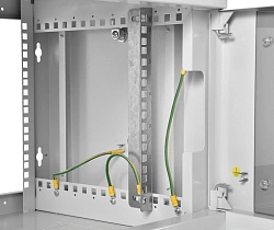 Шкаф коммутационный ЦМО (ШРН-6.350) настенный 6U 600x350мм пер.дв.стекл 200кг серый 300мм 11.43кг 180град. 345мм IP20 металл