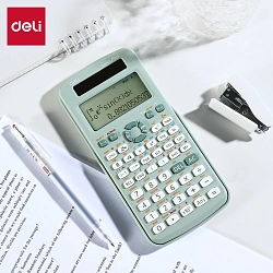 Калькулятор научный Deli ED991ES зеленый 10+2-разр.