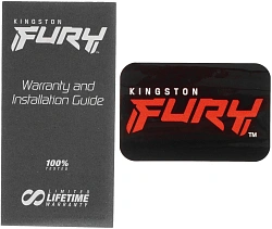 Память DDR5 32GB 6000MHz Kingston KF560C36BBEA-32 Fury Beast Black Expo RGB RTL Gaming PC5-48000 CL36 DIMM 288-pin 1.35В kit dual rank с радиатором Ret