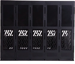 Лоток вертикальный Deli E9838black для бумаг 365x380x30мм черный