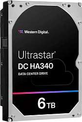 Жесткий диск WD SATA-III 6TB 0B47077 WUS721206BLE6L4 Server Ultrastar DC HA340 512E (7200rpm) 256Mb 3.5"