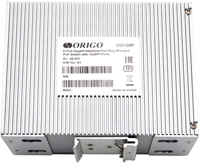 Коммутатор Origo OI3120P/185W OI3120P/185W/A1A (L2) 8x1Гбит/с 12SFP 8PoE+ 185W управляемый