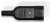 Вилка Hyperline CON-IEC320C14 черный