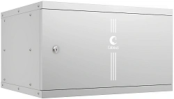 Шкаф коммутационный Cabeus (WSC-05D-6U55/45M) настенный 6U 550x450мм пер.дв.металл 30кг серый 390мм 220град. 320мм IP20 сталь